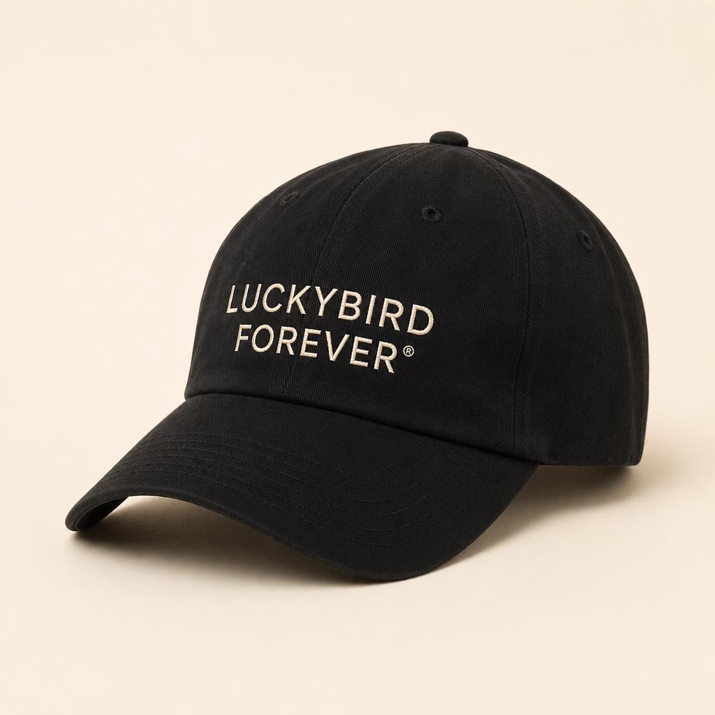 Forever Baseball Cap in black